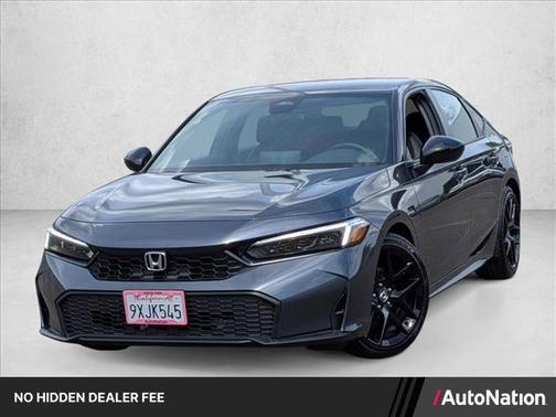Meteorite Gray Metallic 2026 Honda Civic Sport
