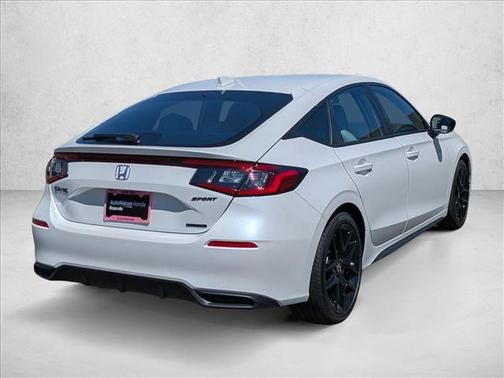 Platinum White Pearl 2026 Honda Civic Hybrid Sport