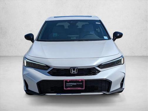 Platinum White Pearl 2026 Honda Civic Hybrid Sport