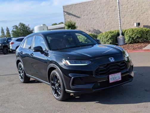 Crystal Black Pearl 2025 Honda HR-V 2WD Sport