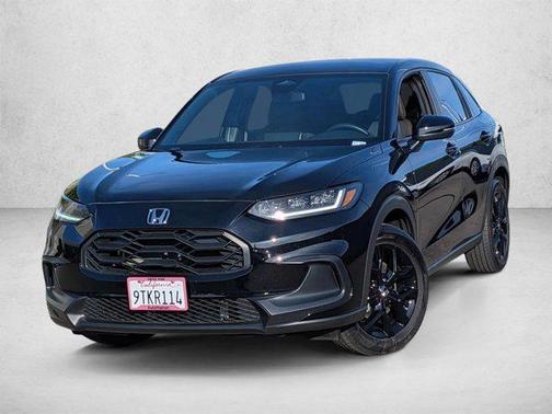 Crystal Black Pearl 2025 Honda HR-V 2WD Sport