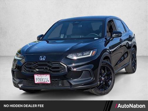 Crystal Black Pearl 2025 Honda HR-V 2WD Sport