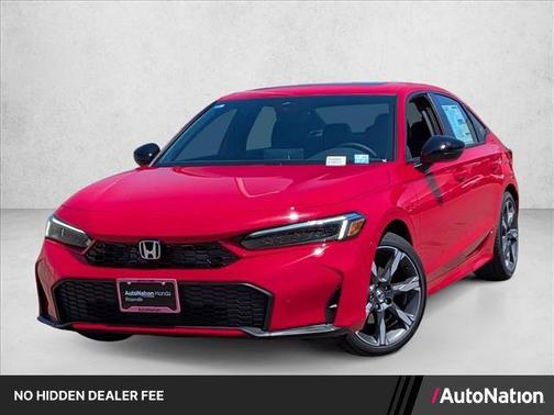 Rallye Red 2026 Honda Civic Hybrid Sport Touring
