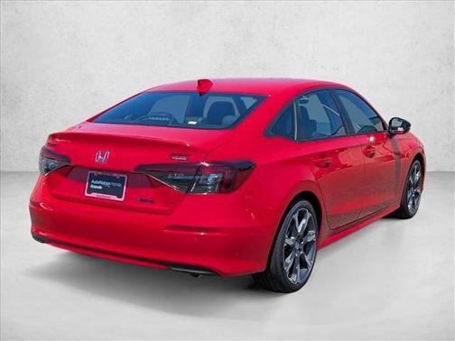 Rallye Red 2026 Honda Civic Hybrid Sport Touring