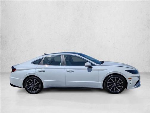 Quartz White 2021 Hyundai SONATA Limited