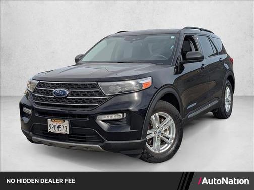 Agate Black Metallic 2023 Ford Explorer XLT