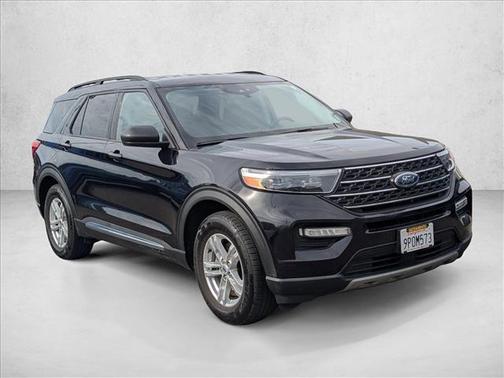 Agate Black Metallic 2023 Ford Explorer XLT