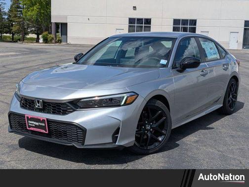 Solar Silver Metallic 2026 Honda Civic Sport