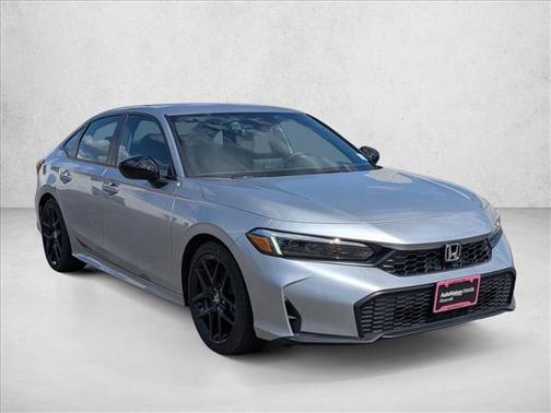Solar Silver Metallic 2026 Honda Civic Sport