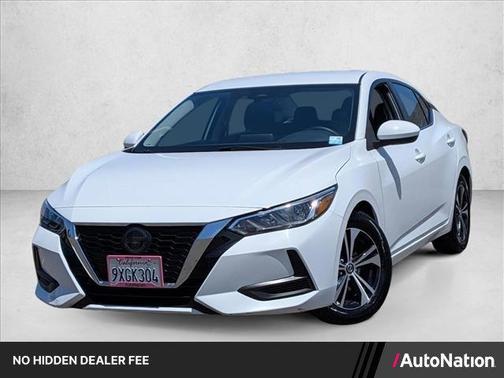 White 2023 Nissan Sentra SV