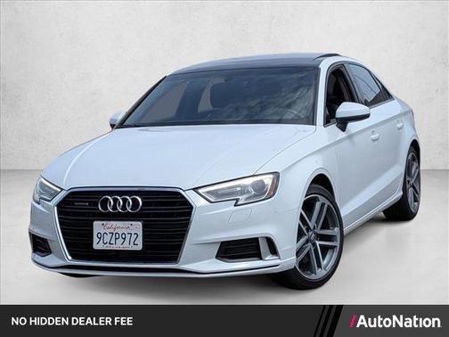 White 2017 Audi A3 Premium