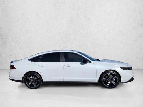 Platinum White Pearl 2024 Honda Accord Hybrid Sport