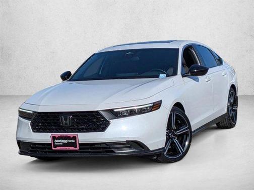 Platinum White Pearl 2024 Honda Accord Hybrid Sport