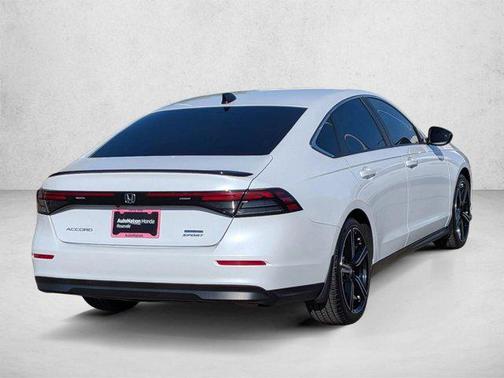 Platinum White Pearl 2024 Honda Accord Hybrid Sport