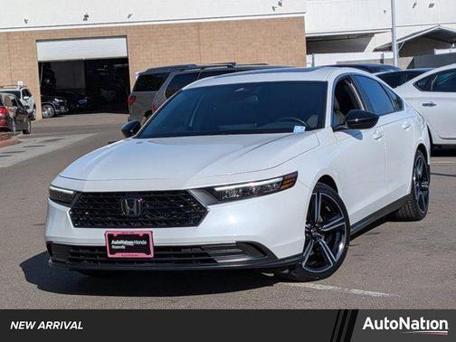 Platinum White Pearl 2024 Honda Accord Hybrid Sport