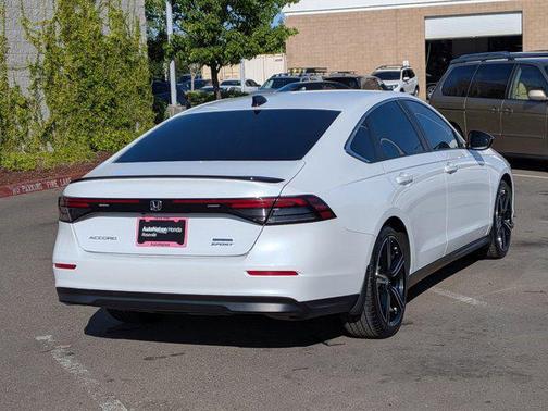 Platinum White Pearl 2024 Honda Accord Hybrid Sport