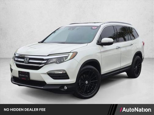 White Diamond Pearl 2017 Honda Pilot Elite