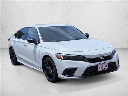 Platinum White Pearl 2023 Honda Civic Sport