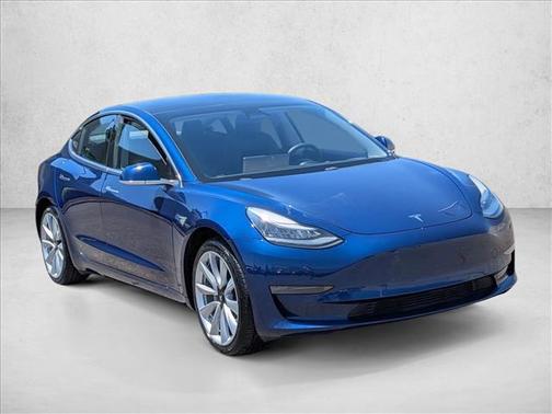 Deep Blue Metallic 2019 Tesla Model 3 Long Range