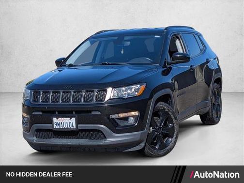 Diamond Black Crystal Pearlcoat 2020 Jeep Compass Latitude