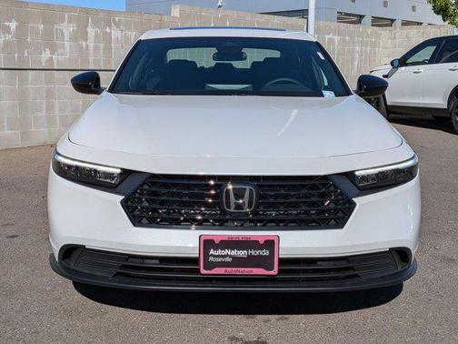 Platinum White Pearl 2026 Honda Accord Hybrid Sport