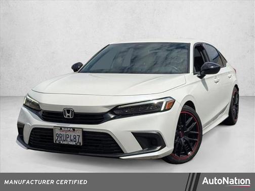 White 2023 Honda Civic Sport
