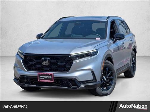 Solar Silver Metallic 2026 Honda CR-V Hybrid Sport-L FWD