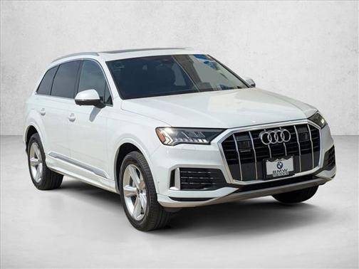 Glacier White Metallic 2023 Audi Q7 45 Premium Plus
