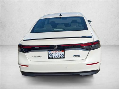 Platinum White Pearl 2023 Honda Accord Hybrid Sport