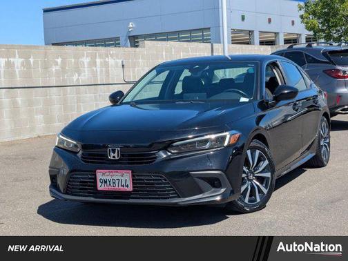 Crystal Black Pearl 2022 Honda Civic EX