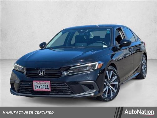 Crystal Black Pearl 2022 Honda Civic EX