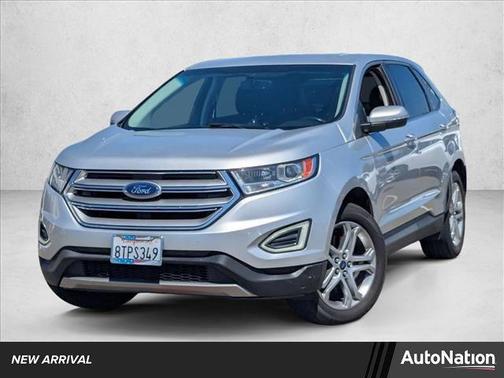 Ingot Silver Metallic 2015 Ford Edge Titanium