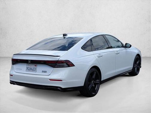 Platinum White Pearl 2023 Honda Accord Hybrid Sport-L