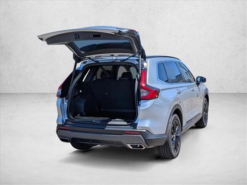 Solar Silver Metallic 2025 Honda CR-V Hybrid Sport Touring AWD