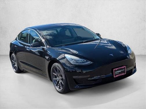 Solid Black 2019 Tesla Model 3 Mid Range