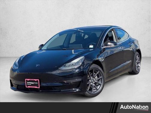 Solid Black 2019 Tesla Model 3 Mid Range