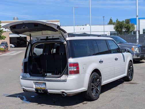 White Platinum Metallic Tri-Coat 2015 Ford Flex SEL