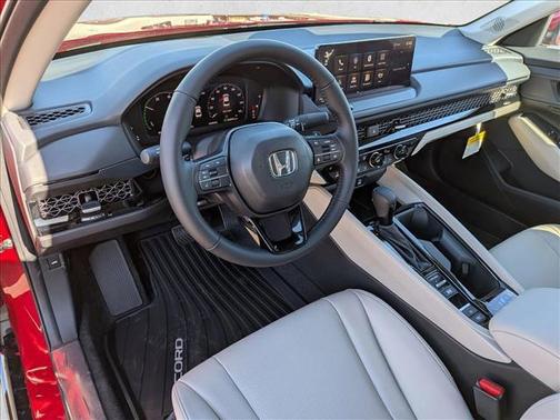 Radiant Red Metallic 2026 Honda Accord Hybrid EX-L