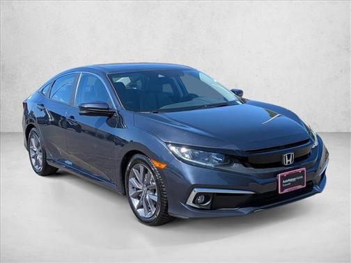 Cosmic Blue Metallic 2019 Honda Civic EX