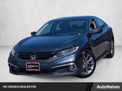 Cosmic Blue Metallic 2019 Honda Civic EX