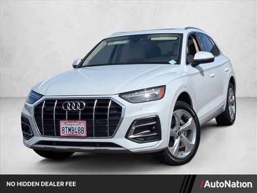 White 2021 Audi Q5 45 Prestige
