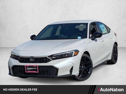 Platinum White Pearl 2026 Honda Civic Sport