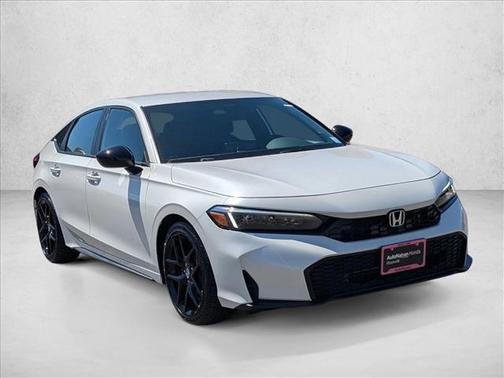 Platinum White Pearl 2026 Honda Civic Sport