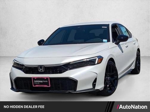 Platinum White Pearl 2026 Honda Civic Sport