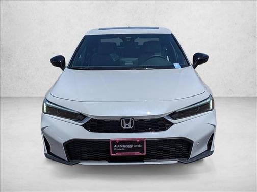 Platinum White Pearl 2026 Honda Civic Hybrid Sport Touring