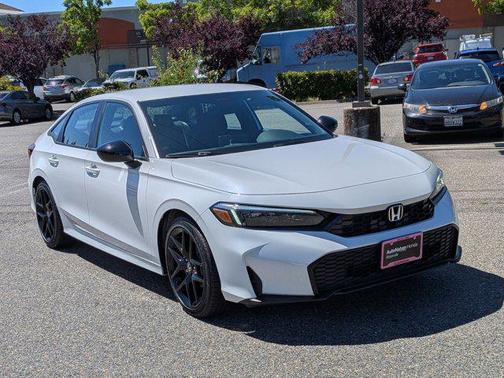 Platinum White Pearl 2026 Honda Civic Sport