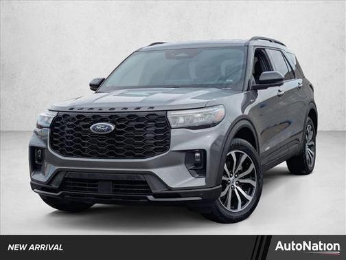 Carbonized Gray Metallic 2025 Ford Explorer ST-Line