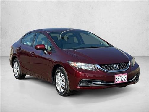 Crimson Pearl 2014 Honda Civic LX