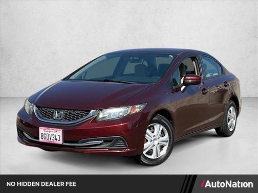 Crimson Pearl 2014 Honda Civic LX