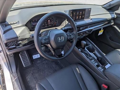 Solar Silver Metallic 2026 Honda Accord Hybrid Sport-L